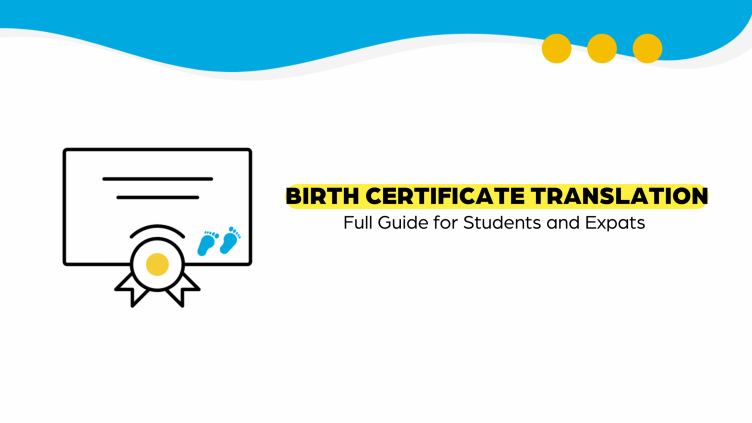 Certified Birth Certificate Translation