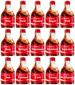 Coca-Cola used local names on its bottles to attract customers from that specific country.