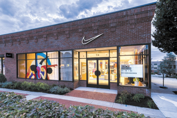 Nike's first localized store, bringing localization to the retail.
