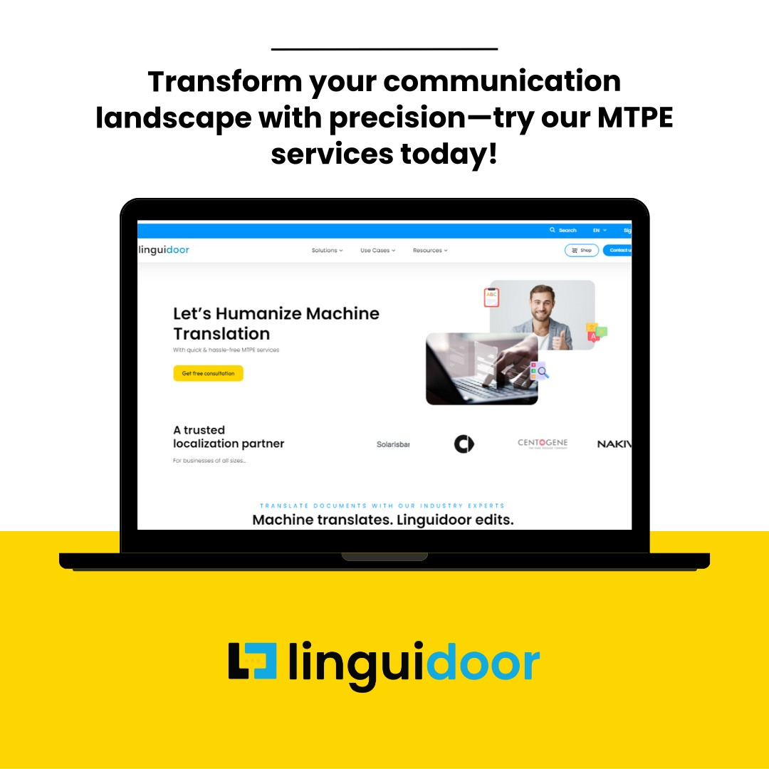 Know more about Linguidoor’s expert MTPE services.