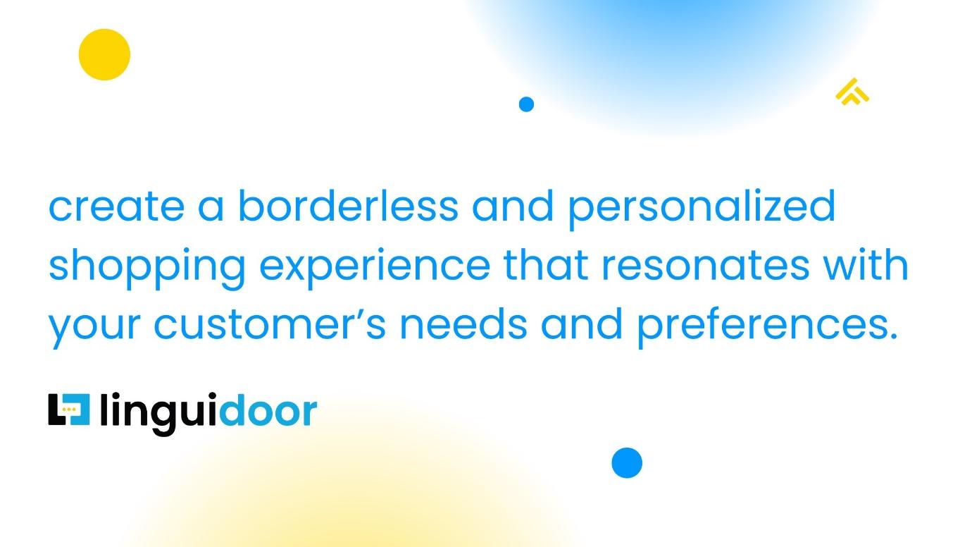A quote on customer experience through ecommerce website translation and localization