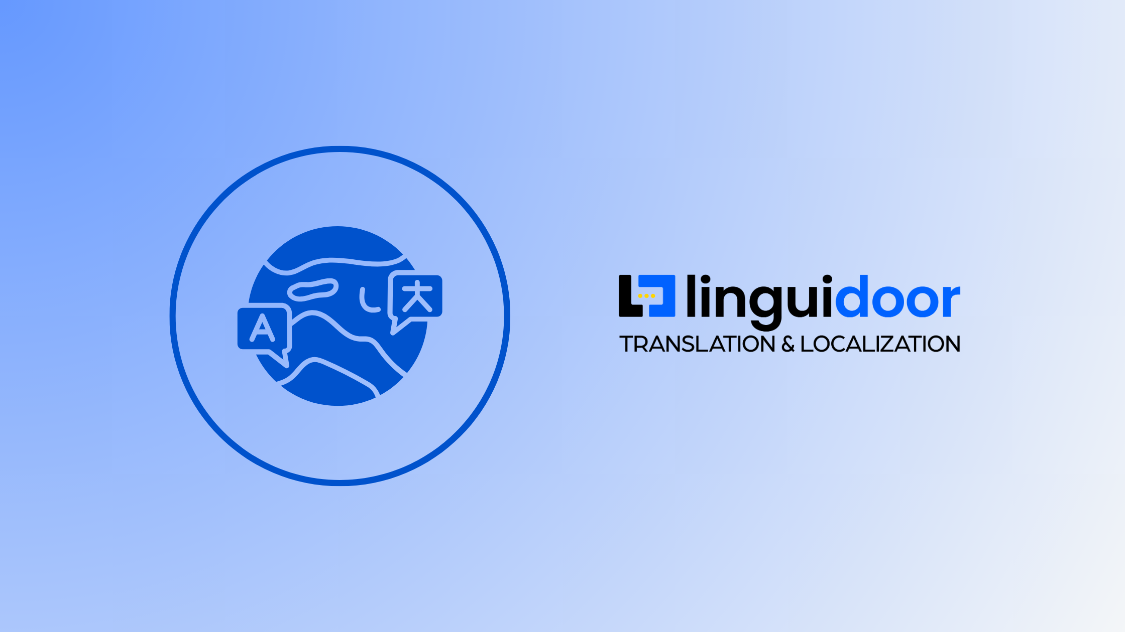 Multilingual support blog banner.